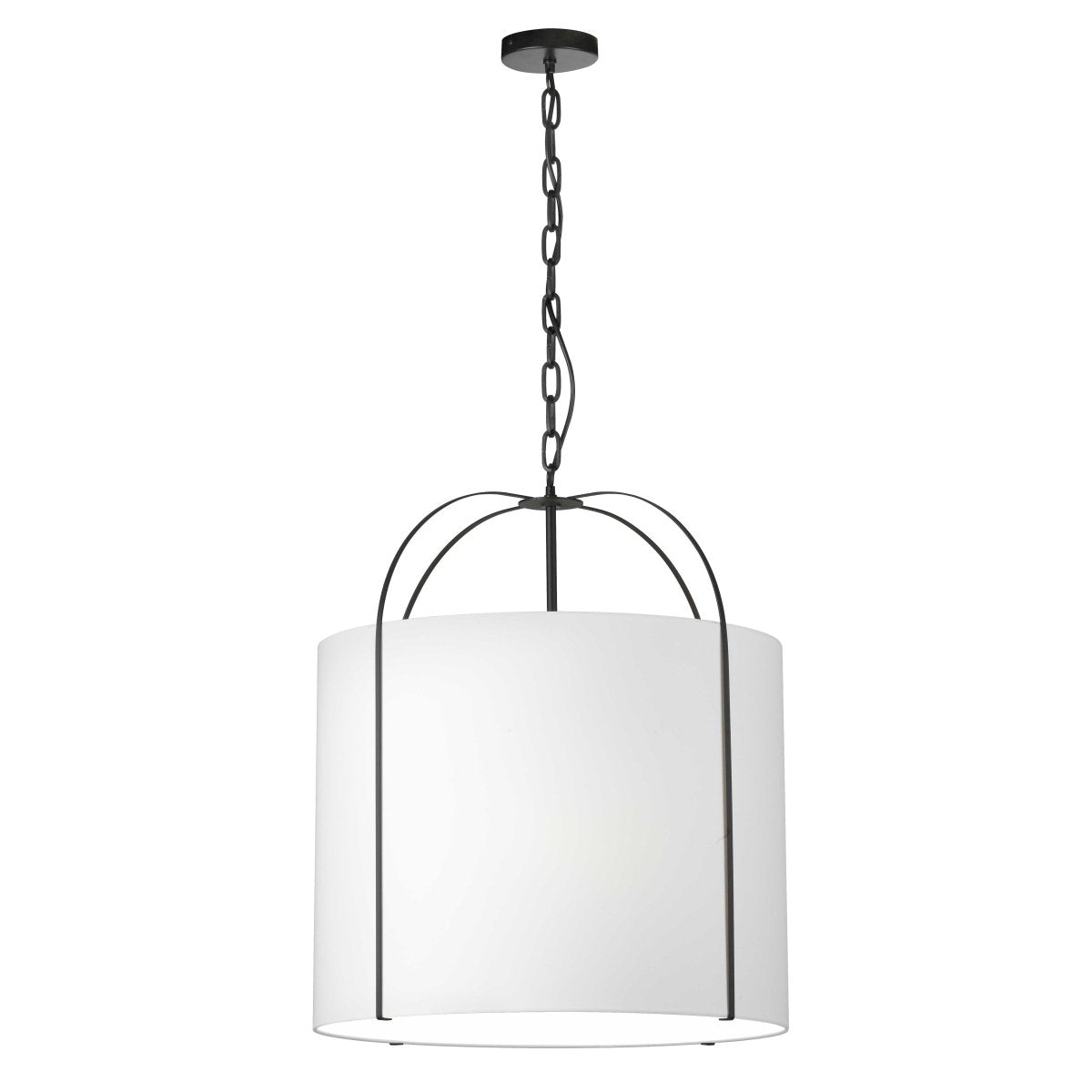 Suspension Quincy - Noir mat 22" by Dainolite | Luminaires & cie