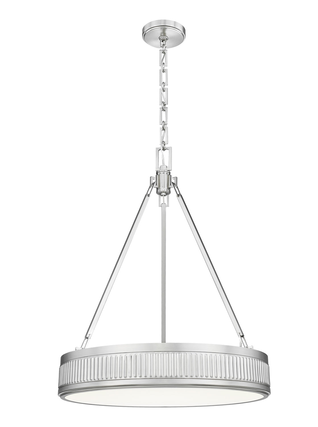 Suspension Quinn Nickel satiné, 22" – Z-Lite