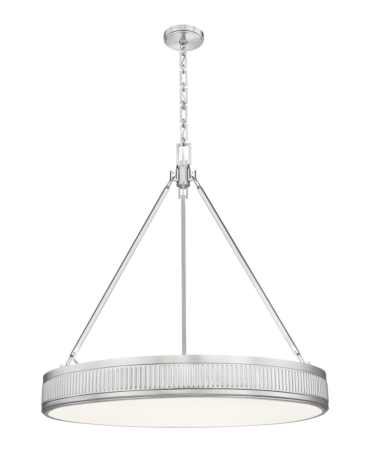 Suspension Quinn Nickel satiné, 32" – Z-Lite