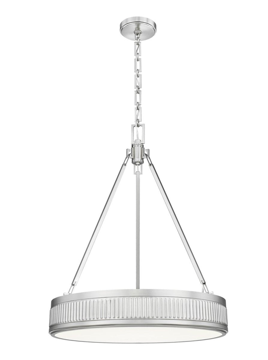 Suspension Quinn - Nickel satiné 22" by Z-Lite | Luminaires & cie