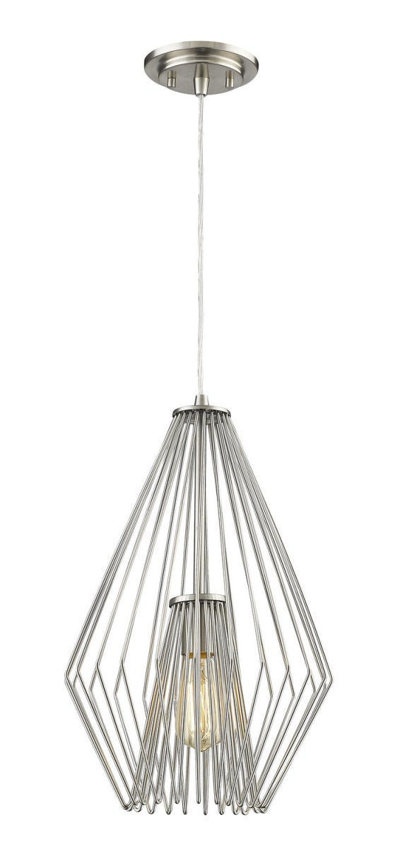 Suspension Quintus - Nickel brossé by Z-Lite | Luminaires & cie