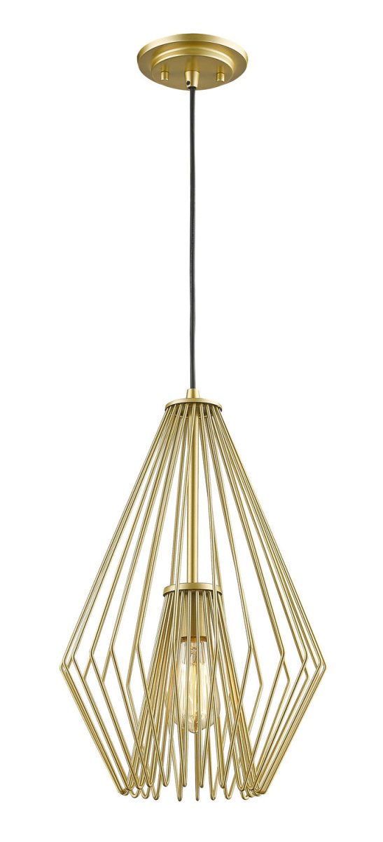 Suspension Quintus - Or métallisé by Z-Lite | Luminaires & cie