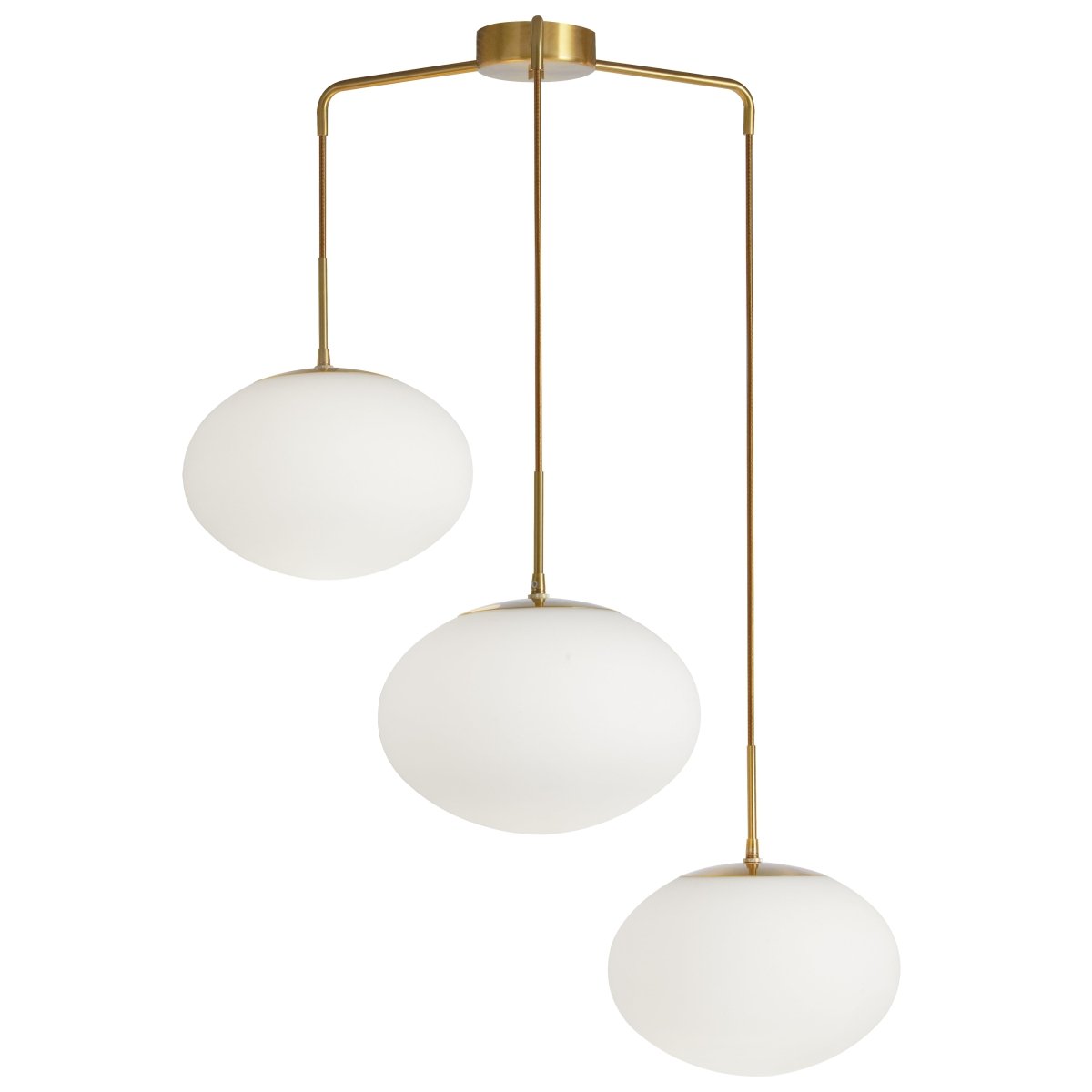 Suspension Rachel - Laiton vieilli by Dainolite | Luminaires & cie