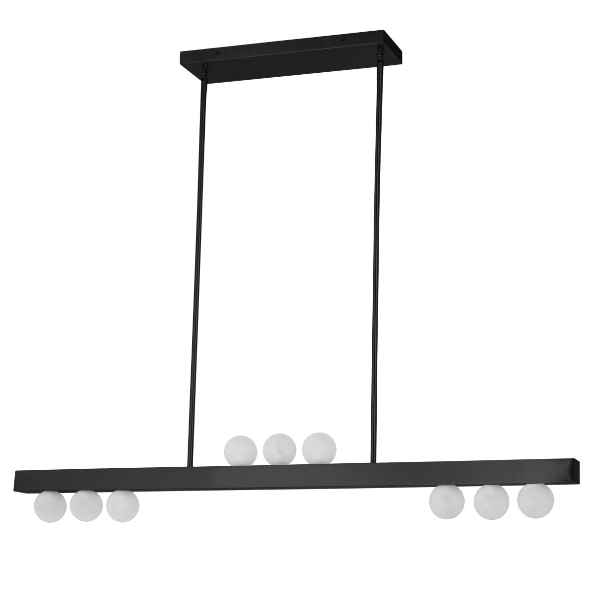 Suspension Raleigh - Noir mat 42" by Dainolite | Luminaires & cie