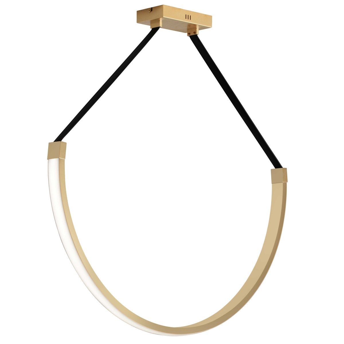 Suspension Regan - Laiton âgé 40" by Dainolite | Luminaires & cie