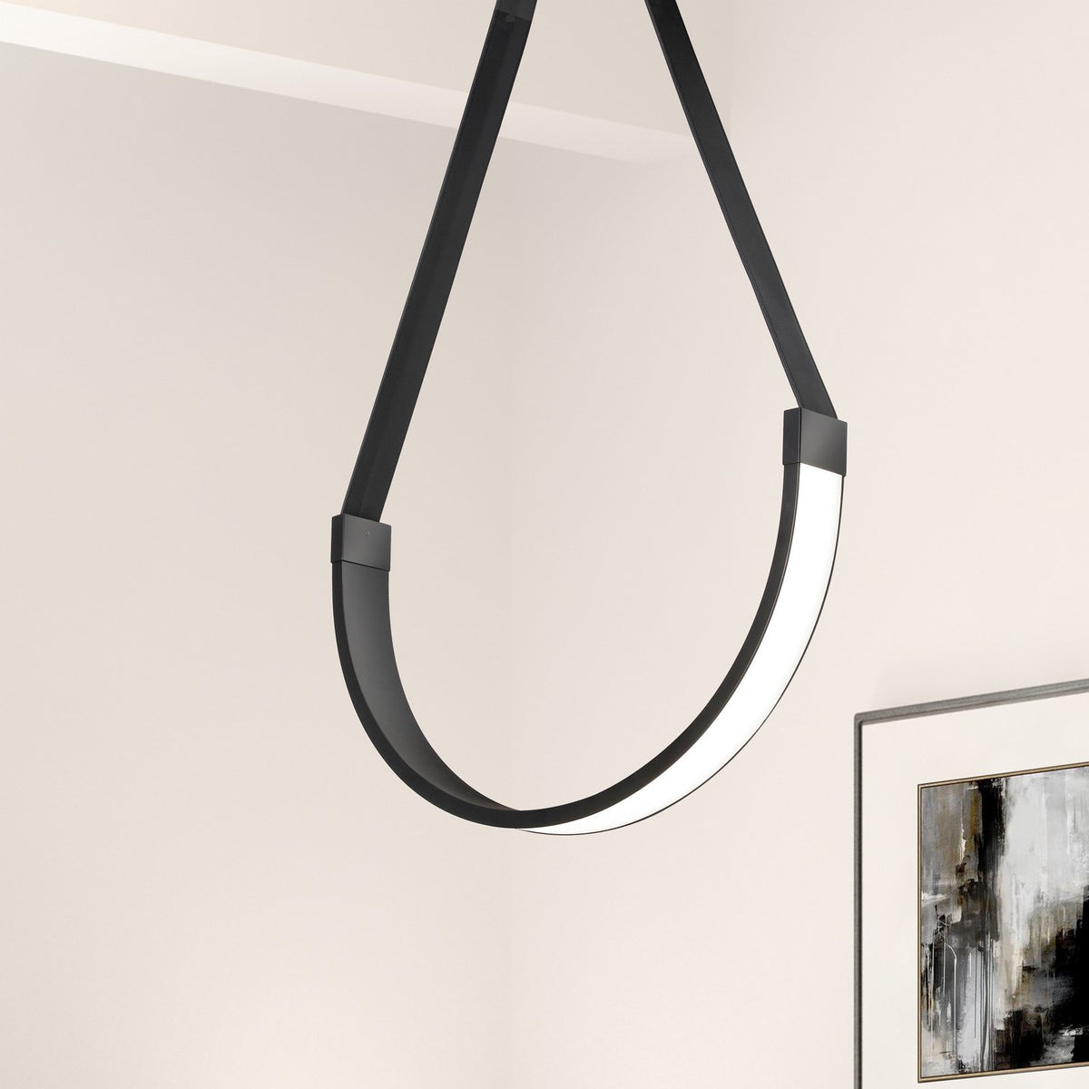 Suspension Regan 24", Noir mat – vue 4