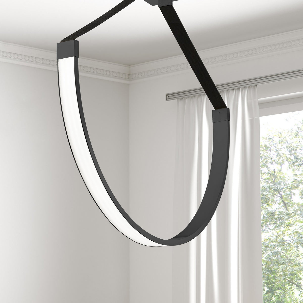 Suspension Regan 40", Noir mat – vue 4
