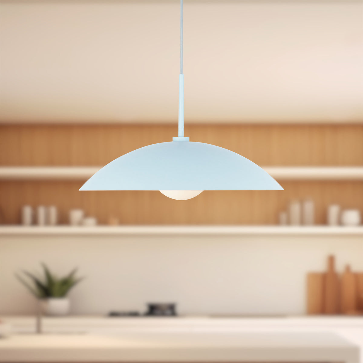 Suspension Regent Bleu céruléen – vue 5