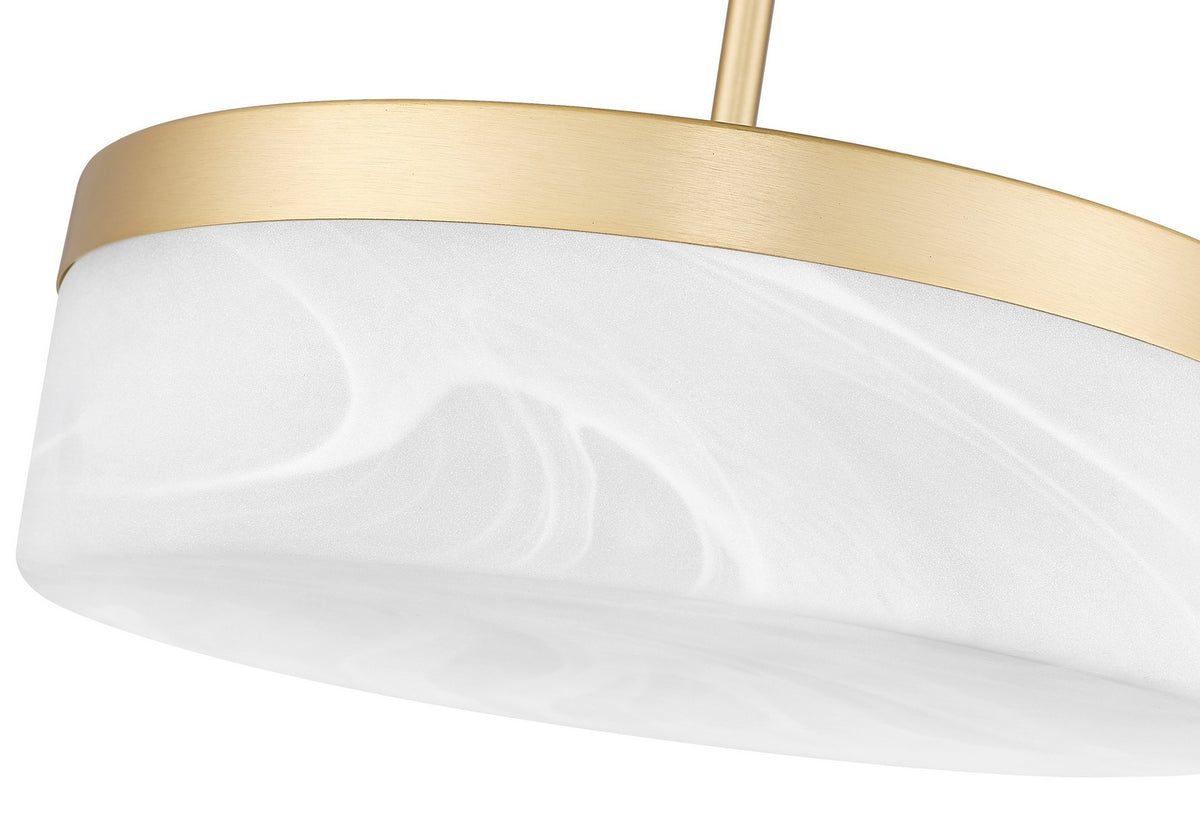 Suspension Renaud Or moderne – vue 3