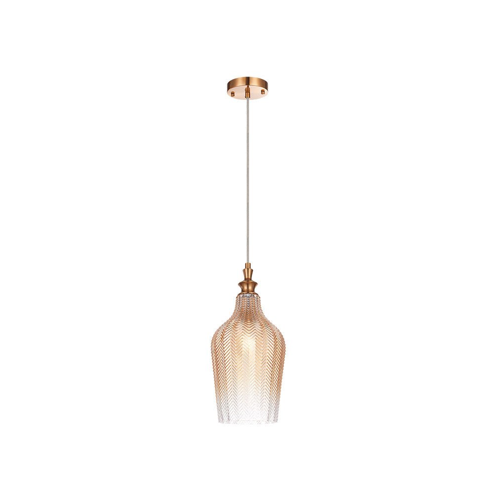 Suspension Renity - Laiton d'or âgé 7 1/8" by Matteo Lighting | Luminaires & cie