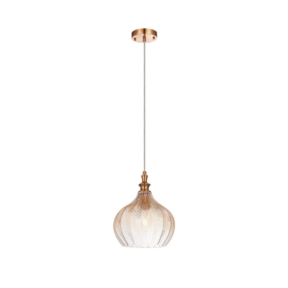 Suspension Renity - Laiton d'or âgé 9 1/8" by Matteo Lighting | Luminaires & cie