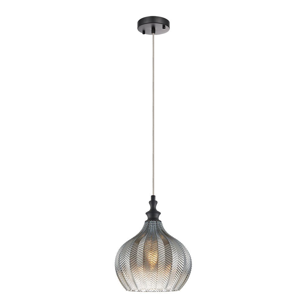 Suspension Renity - Noir 9 1/8" by Matteo Lighting | Luminaires & cie
