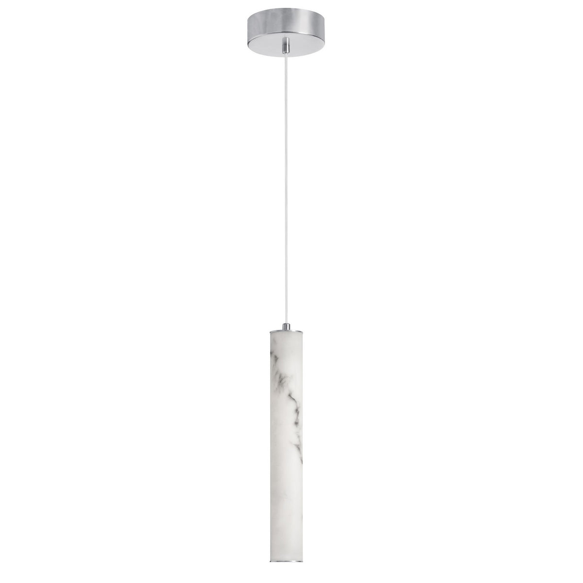 Mini-suspension Reuben Blanc / Chrome poli – Dainolite