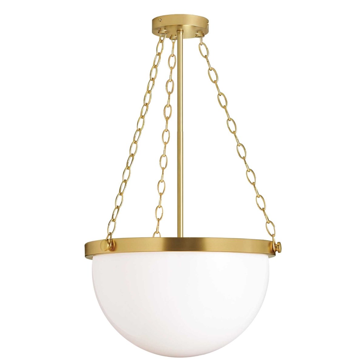 Suspension Rhonda - Laiton vieilli by Dainolite | Luminaires & cie