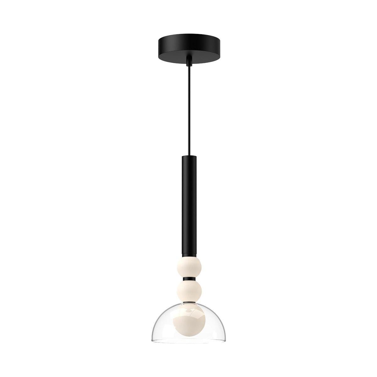 Suspension Rise - Noir / clair 6" by Kuzco Lighting | Luminaires & cie