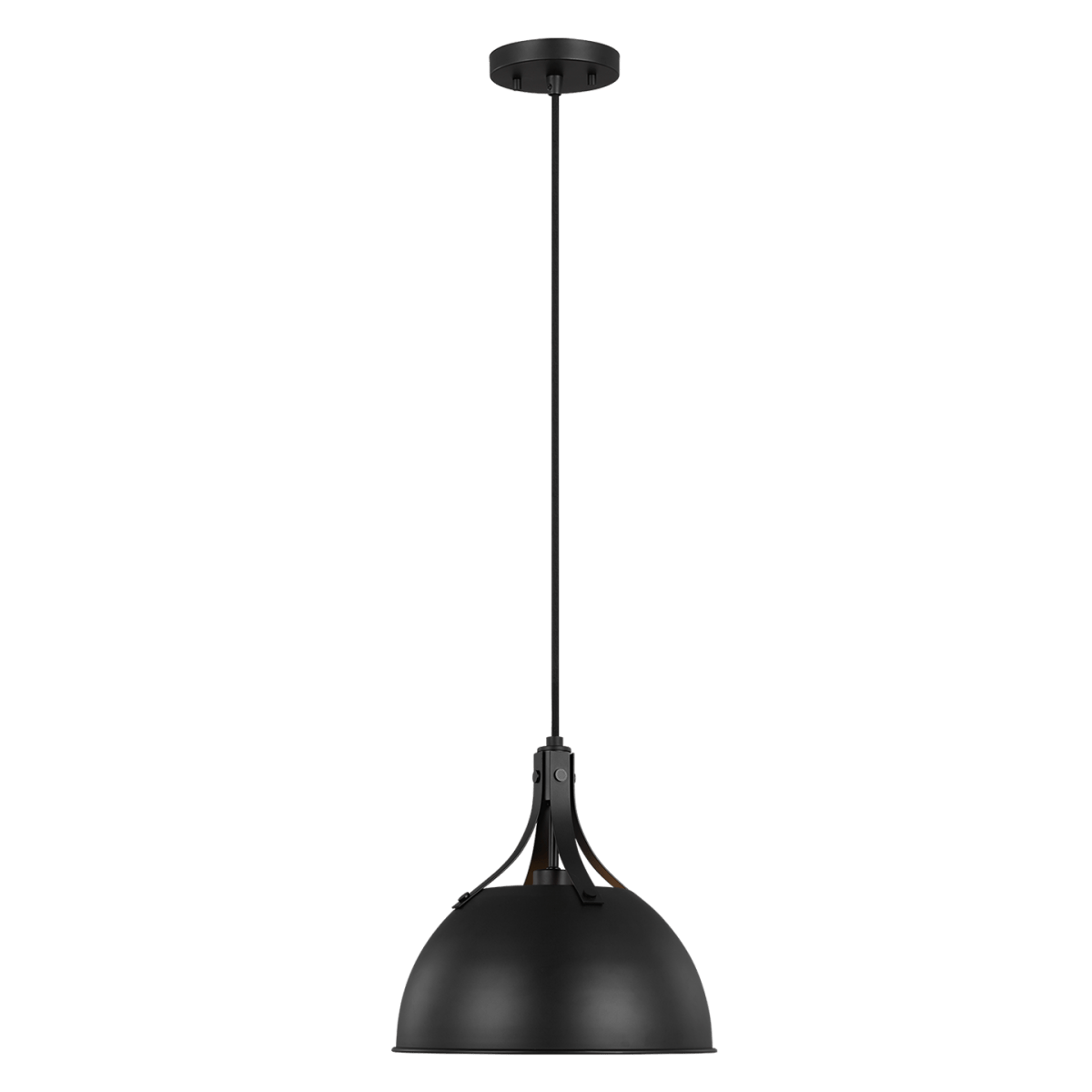 Suspension Rockland - Noir de minuit Ampoules non - incluses by Visual Comfort Studio | Luminaires & cie