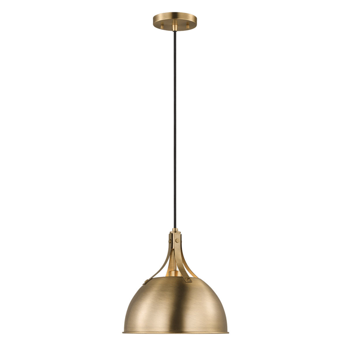 Suspension Rockland - Laiton satiné Ampoules non - incluses by Visual Comfort Studio | Luminaires & cie