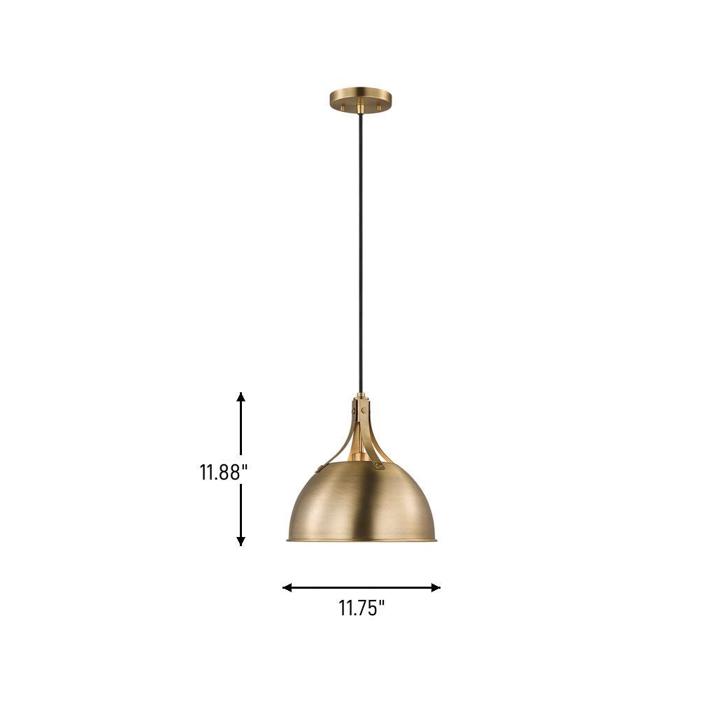 Suspension Rockland - Nickel brossé by Visual Comfort Studio | Luminaires & cie