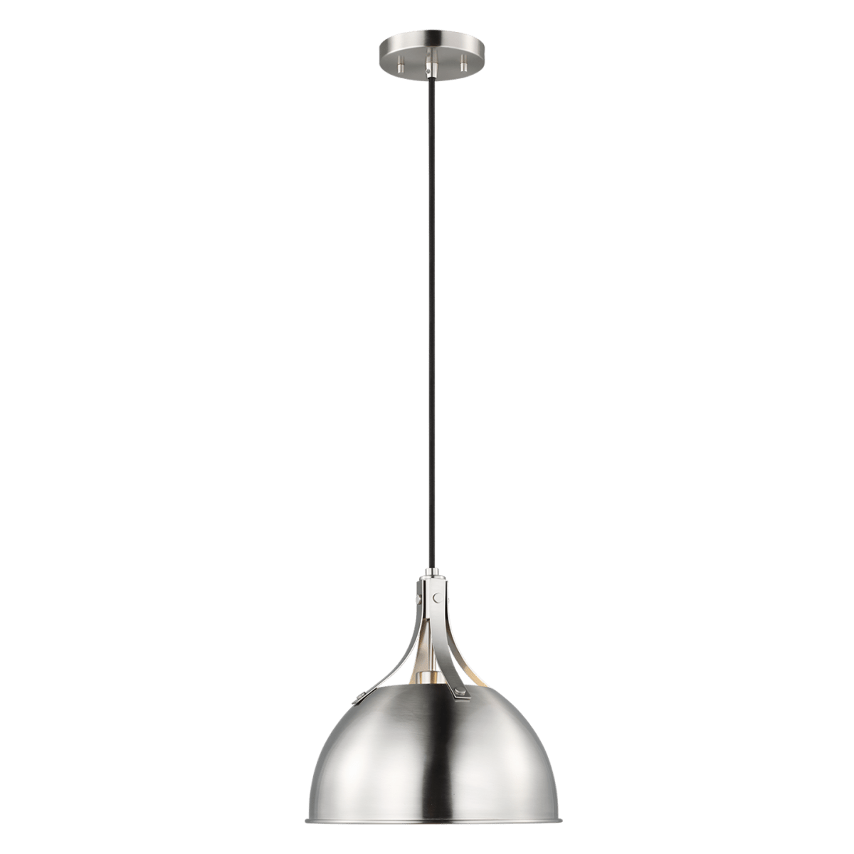 Suspension Rockland - Nickel brossé Ampoules non - incluses by Visual Comfort Studio | Luminaires & cie