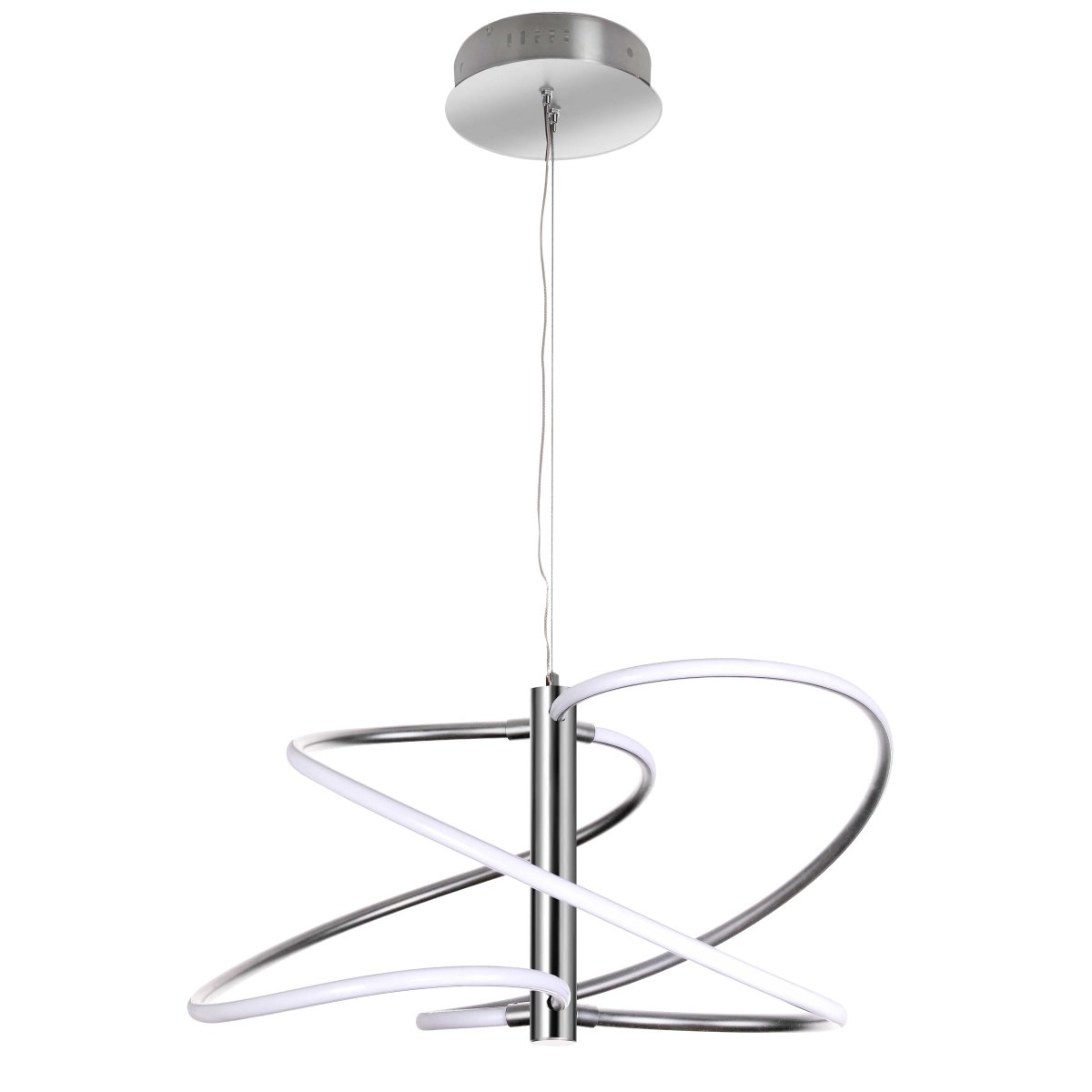 Suspension Romy - Chrome poli by Dainolite | Luminaires & cie
