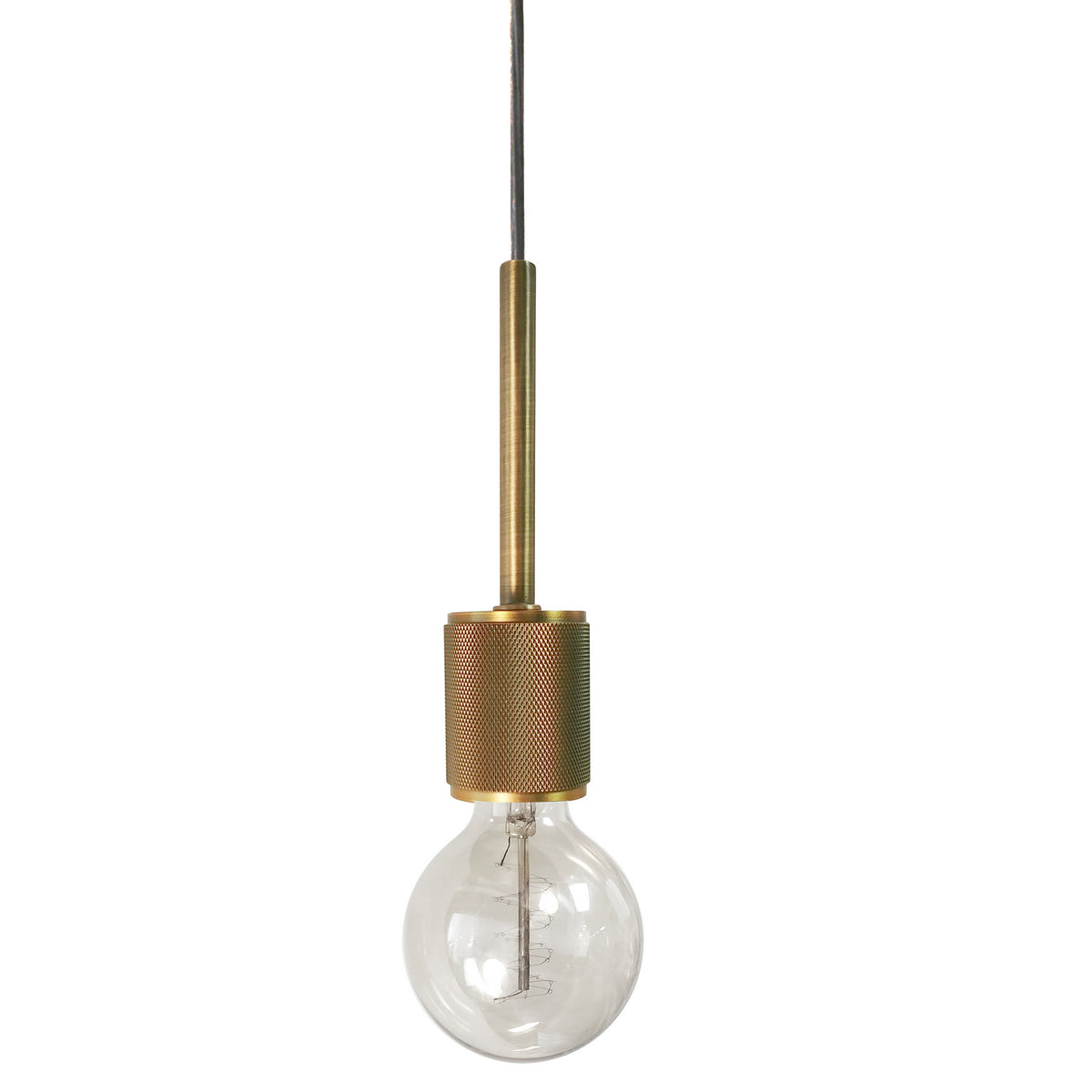 Mini-suspension Roswell 2", Laiton vieilli – Dainolite