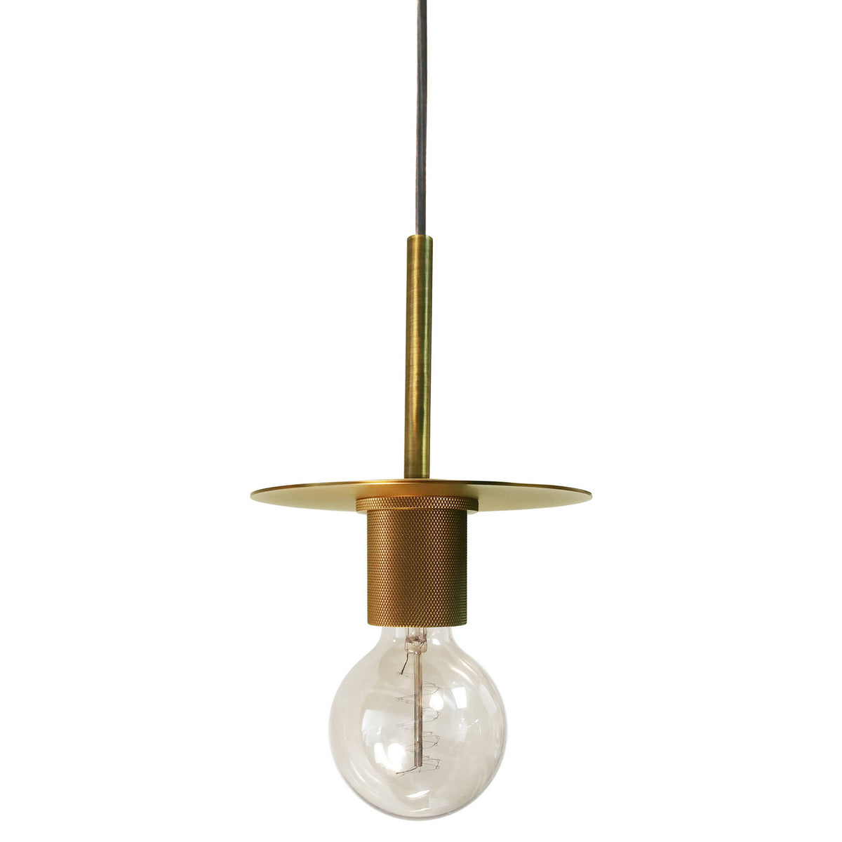 Mini-suspension Roswell 8", Laiton vieilli – Dainolite