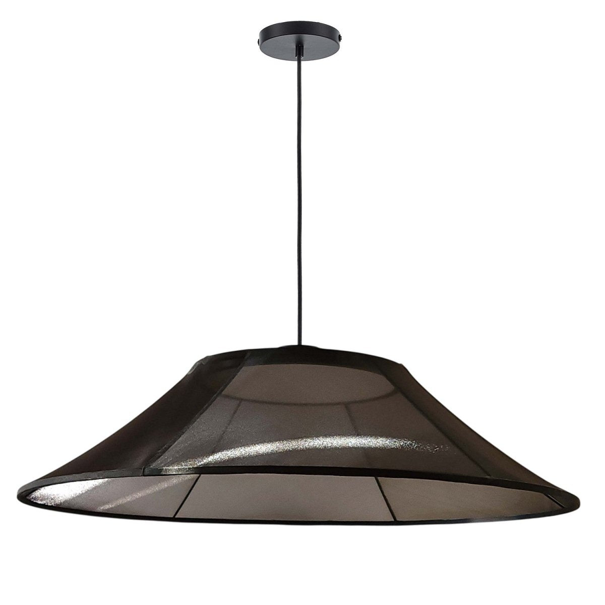 Suspension Roxanne - Noir / Noir mat by Dainolite | Luminaires & cie