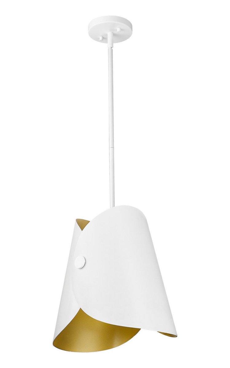 Suspension Salone - Blanc mat 14 1/4" by Z-Lite | Luminaires & cie