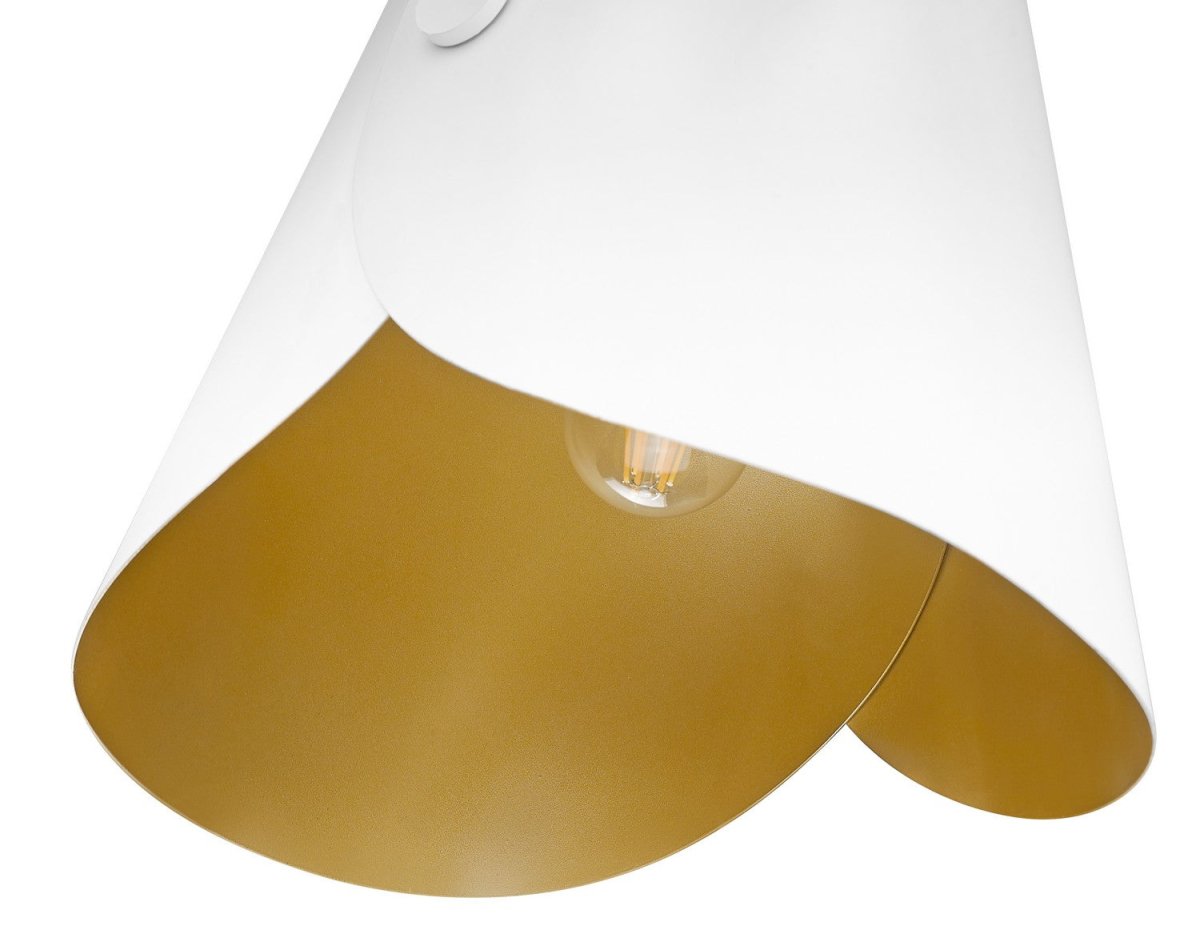 Suspension Salone - Blanc mat 14 1/4" by Z-Lite | Luminaires & cie
