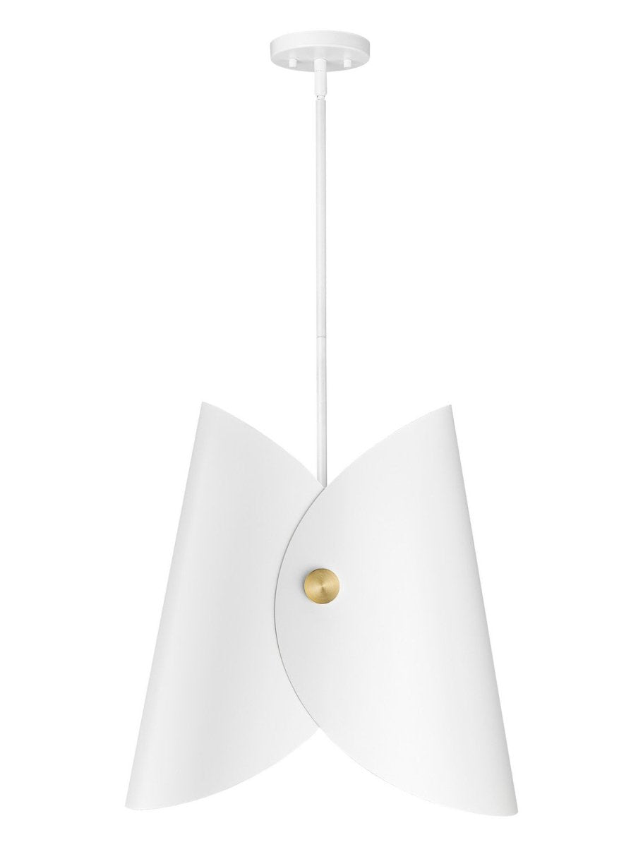 Suspension Salone - Blanc mat 14 1/4" by Z-Lite | Luminaires & cie