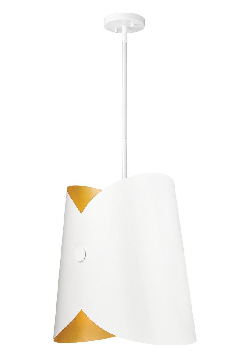 Suspension Salone - Blanc mat 14 1/4" by Z-Lite | Luminaires & cie