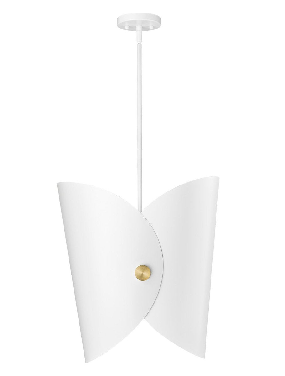 Suspension Salone - Blanc mat 14 1/4" by Z-Lite | Luminaires & cie