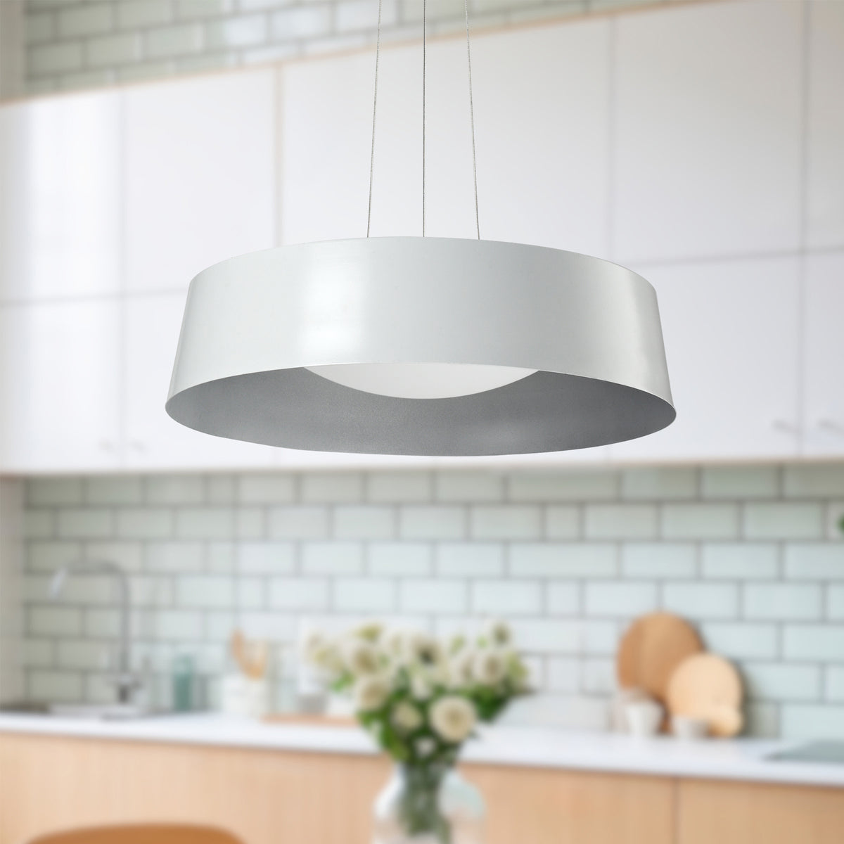 Suspension Sampson Blanc – vue 3