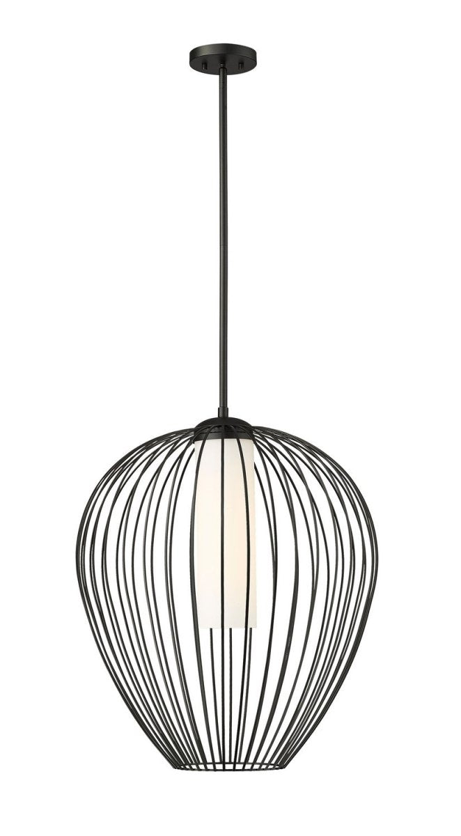 Suspension Savanti - Noir mat 22" by Z-Lite | Luminaires & cie