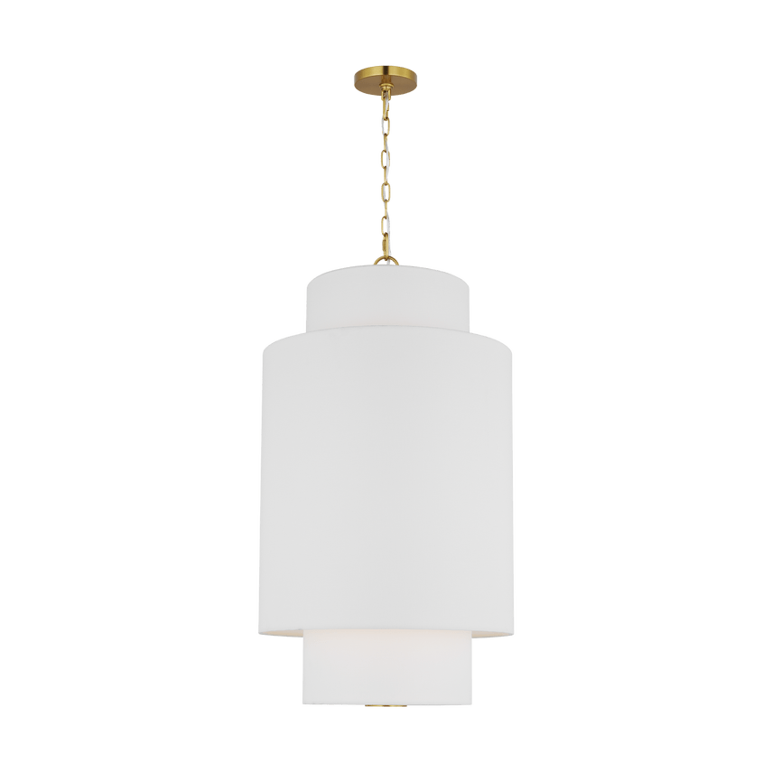 Suspension Sawyer - Laiton brûlé Gravé 15" by Visual Comfort Studio | Luminaires & cie