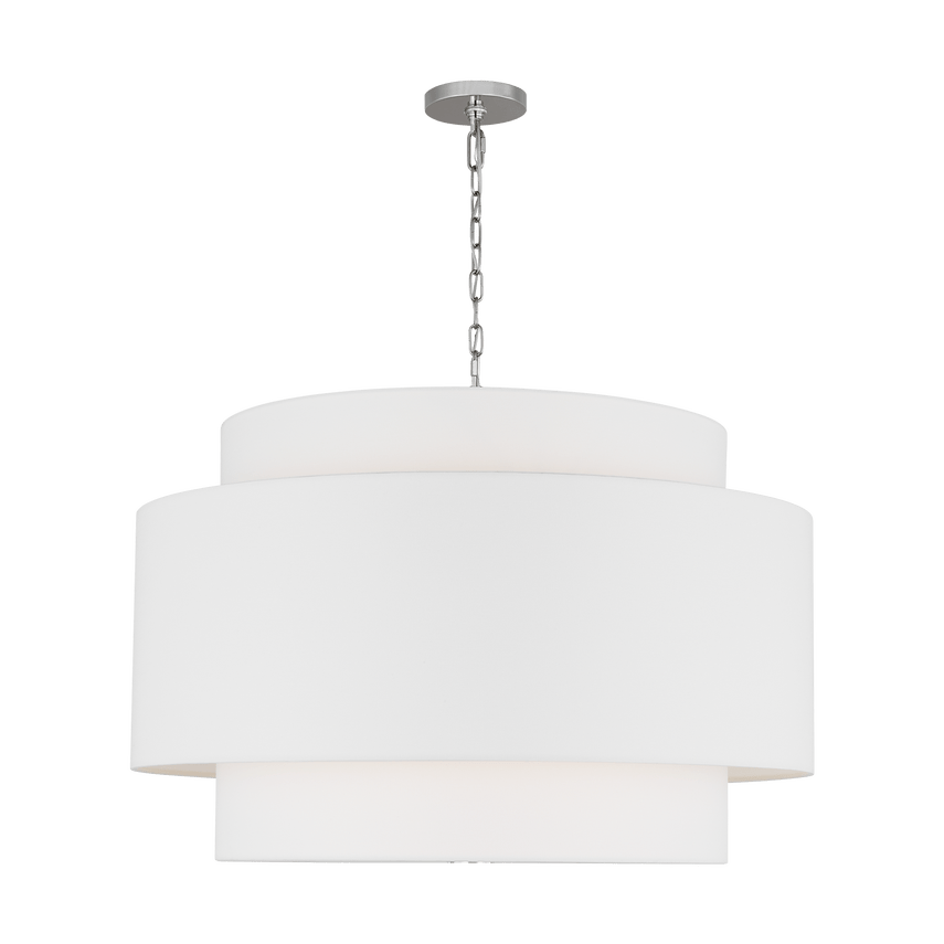 Suspension Sawyer - Nickel poli Gravé 32" by Visual Comfort Studio | Luminaires & cie