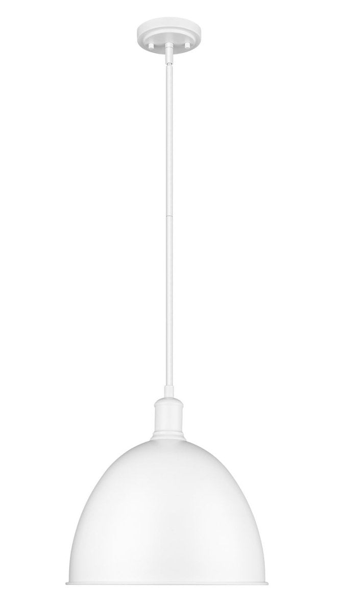 Suspension Sawyer - Blanc satiné by Z-Lite | Luminaires & cie