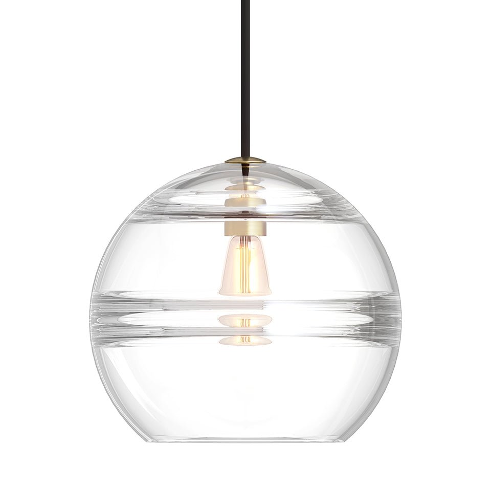 Suspension Sedona Medium - Nickel satiné Transparent Non by Tech Lighting | Luminaires & cie