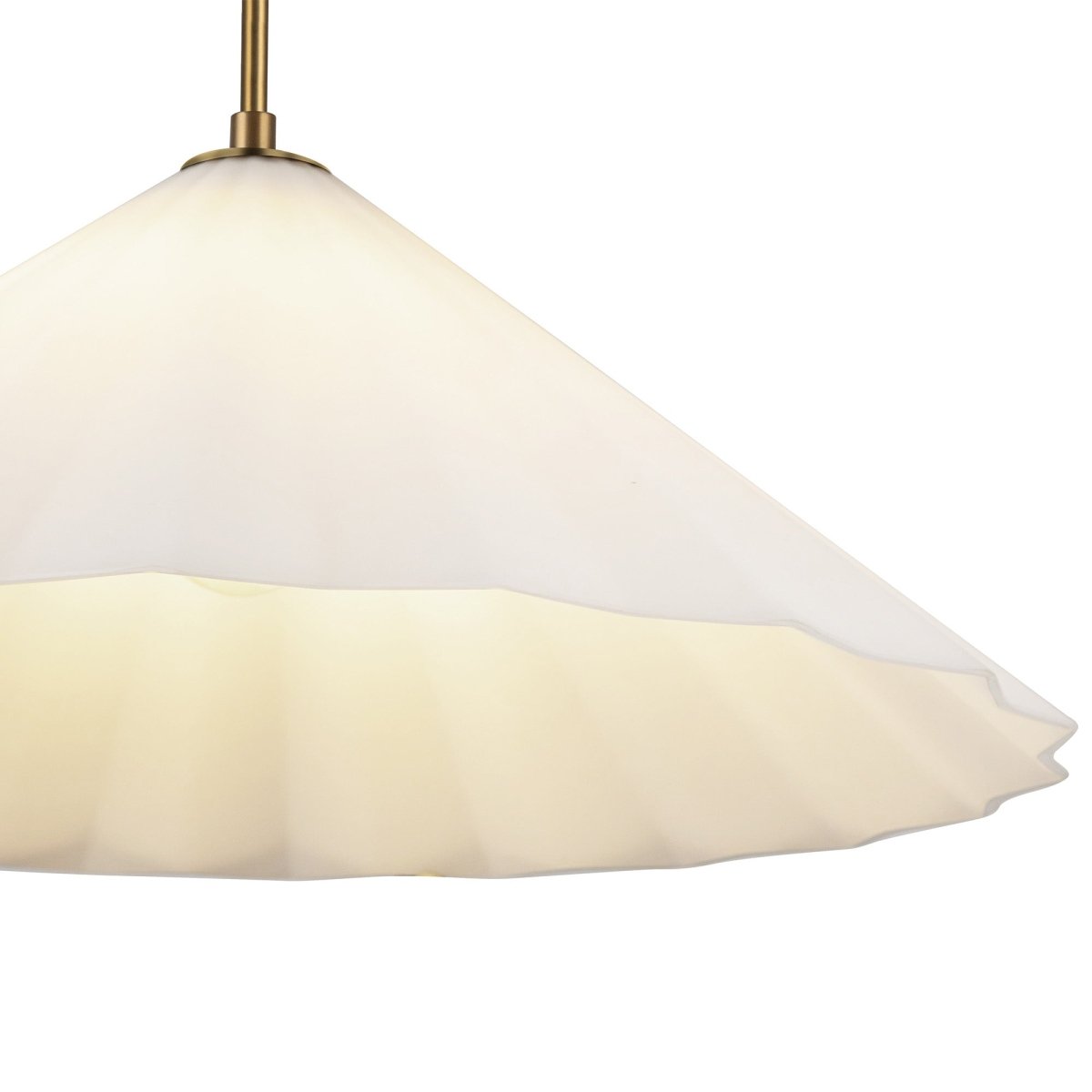 Suspension Serena - Verre d'or / opale âgé 20 1/2" by Alora Lighting | Luminaires & cie