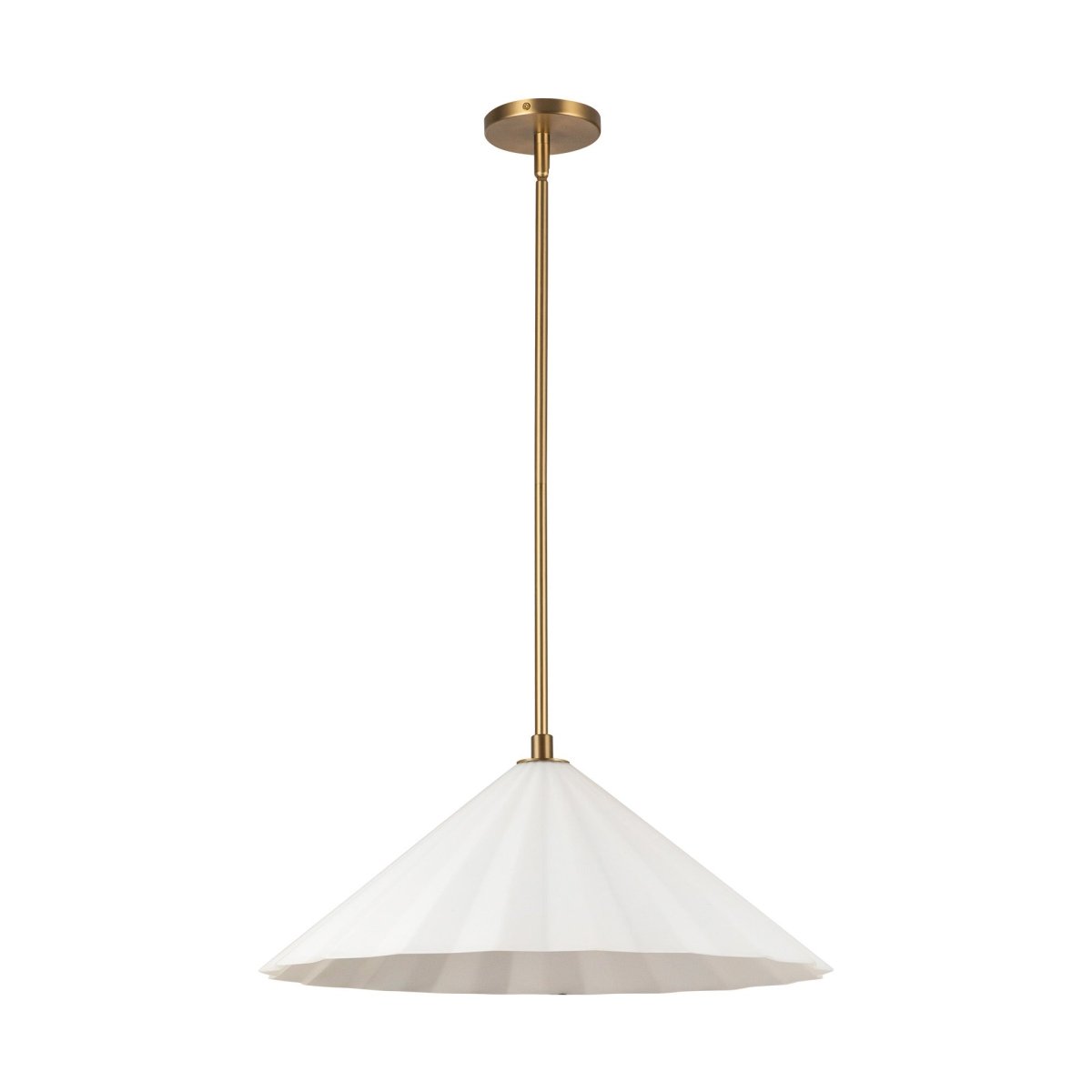 Suspension Serena - Verre d'or / opale âgé 20 1/2" by Alora Lighting | Luminaires & cie