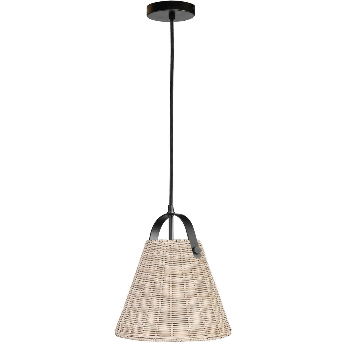 Suspension Shenandoah Naturel / Noir mat – Dainolite