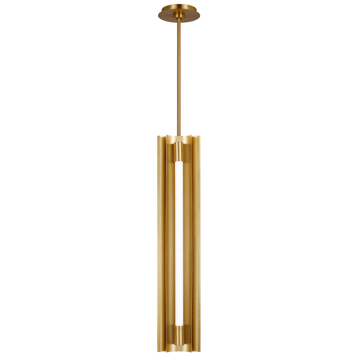 Suspension simple Carson - Laiton brûlé 5 3/8" by Visual Comfort Studio | Luminaires & cie