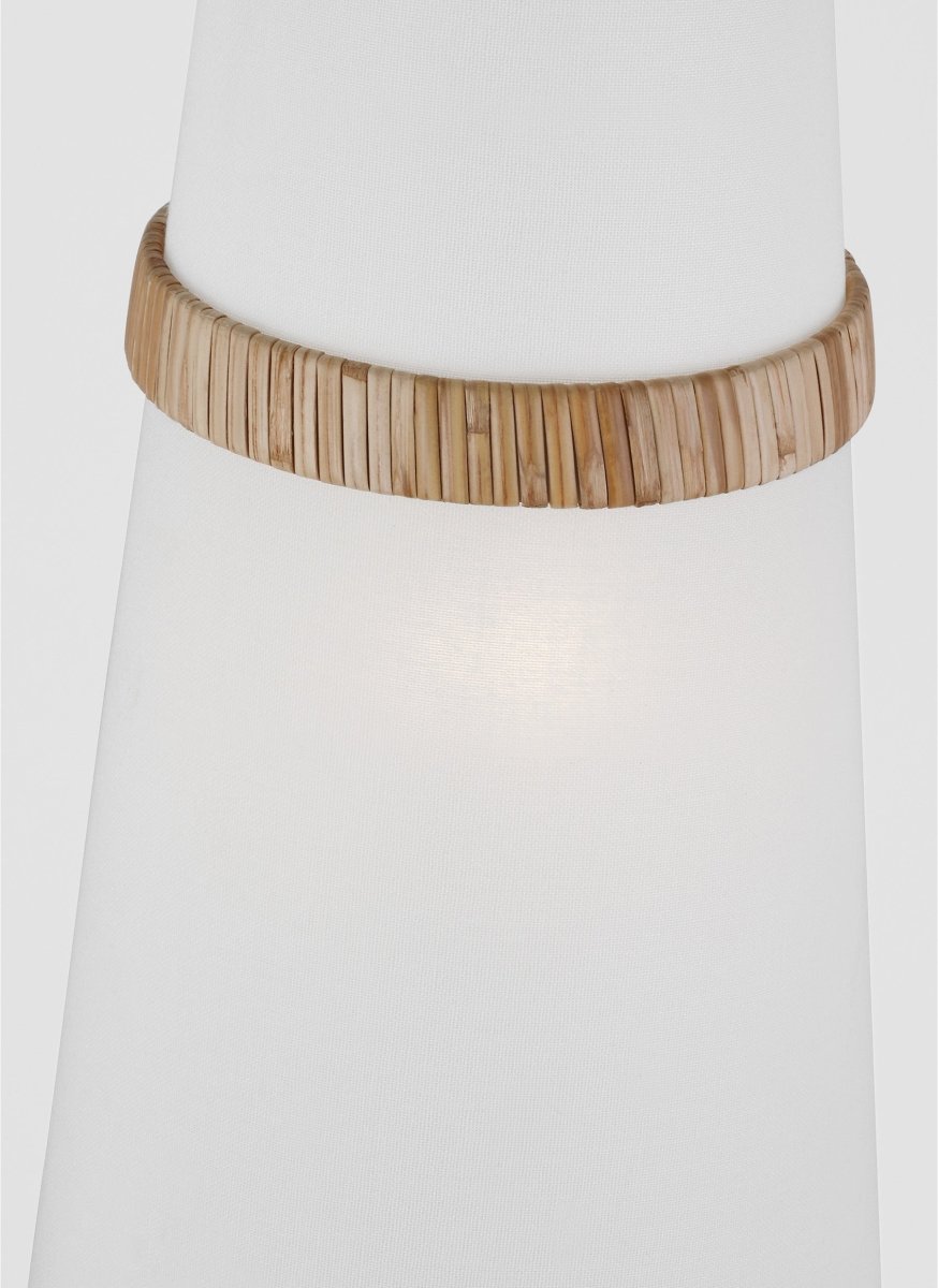 Suspension simple Cordtlandt - Rotin by Visual Comfort Studio | Luminaires & cie