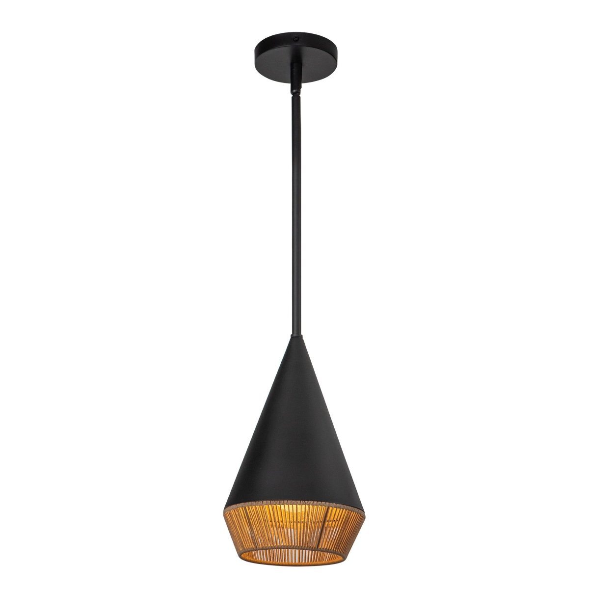 Suspension simple Daphne - Noir mat by Alora Lighting | Luminaires & cie