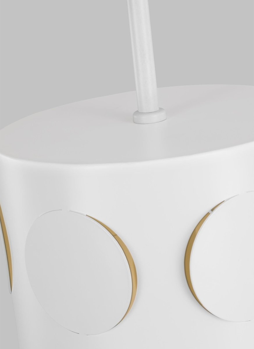 Suspension simple Dottie - Blanc mat by Visual Comfort Studio | Luminaires & cie