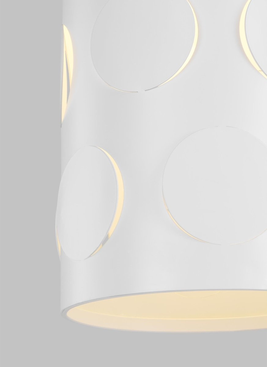 Suspension simple Dottie - Blanc mat by Visual Comfort Studio | Luminaires & cie