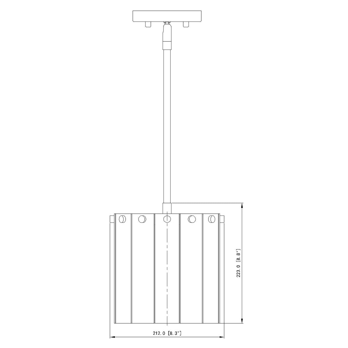 Suspension simple Glacier