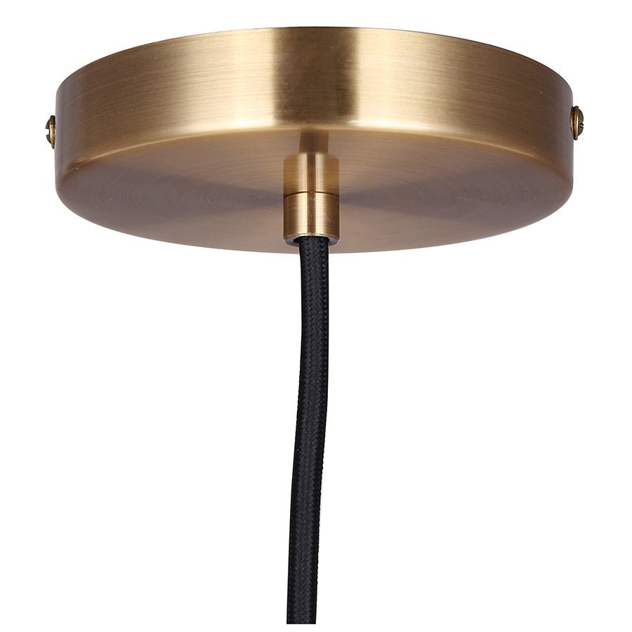 Suspension simple Kinslea - Or Verre clair by Canarm | Luminaires & cie