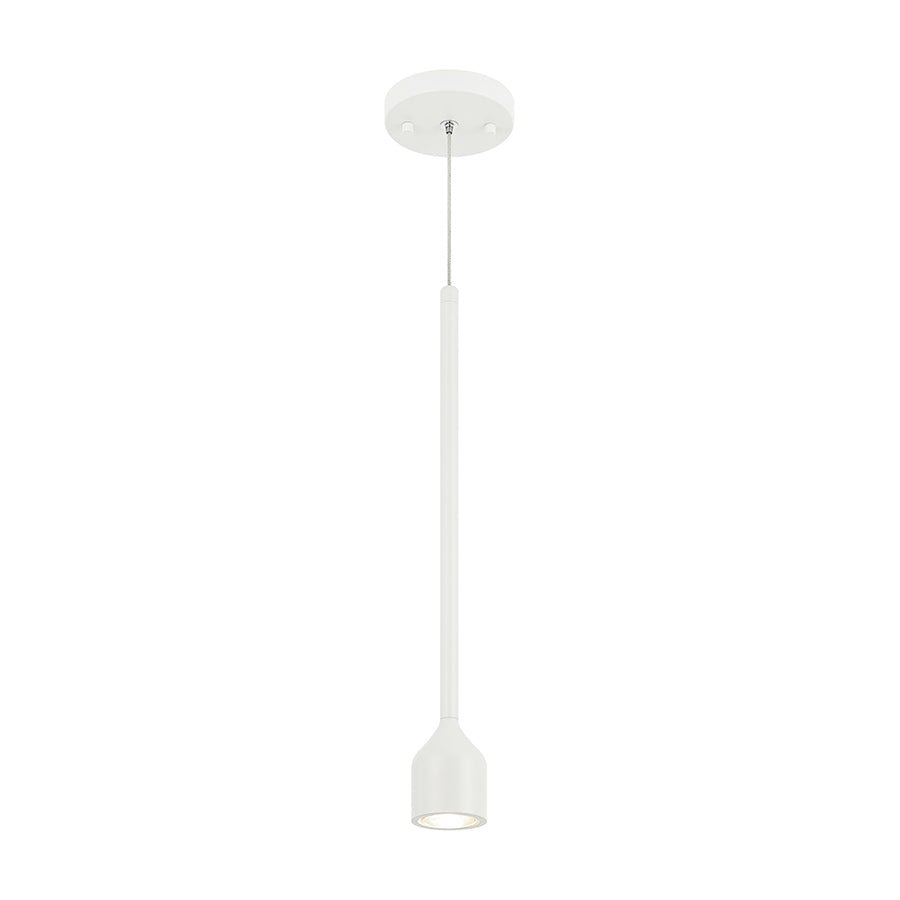 Suspension simple Lumenagio - Blanc 2 1/2" by Matteo Lighting | Luminaires & cie