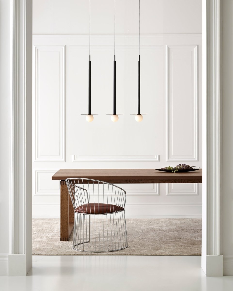 Suspension simple Nodes - Noir de minuit 30" by Visual Comfort Studio | Luminaires & cie